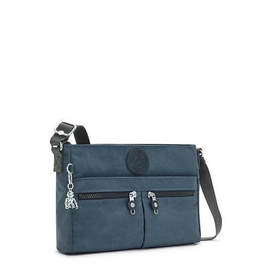 Bolsos Cruzados Kipling New Angie Azul Marino Grises | MX 1194MQ